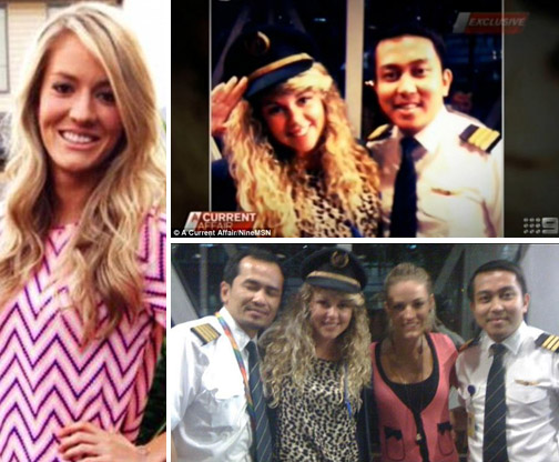 Cewek Australia Mengaku Diajak Kopilot MH370  `Santai` di Kokpit